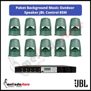 Paket Background Music Outdoor Taman Kolam Speaker JBL 85M | 10 Speaker